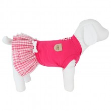 Vestido Malha Barbie Chiclete